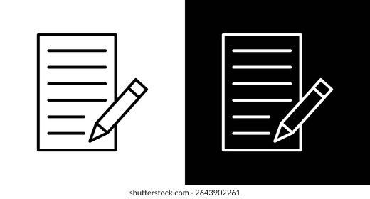 Homework icon Graphic vector set for ui design