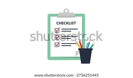 Homework Icon Line art vibrant color