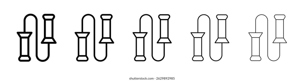 Homework icon Simple thin line flat symbol