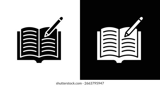 Homework icon symbol. Simple, flat design for web and mobile app