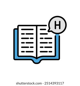 Homework icon vector stock illustration