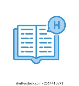 Homework icon vector stock illustration