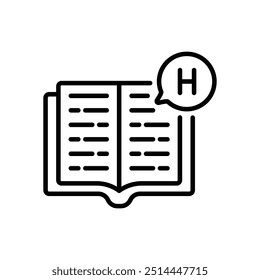 Homework icon vector stock illustration