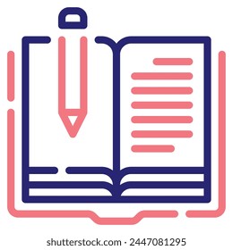 Homework Icon for web, app, infographic, etc