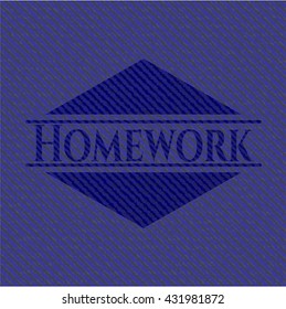 Homework jean background