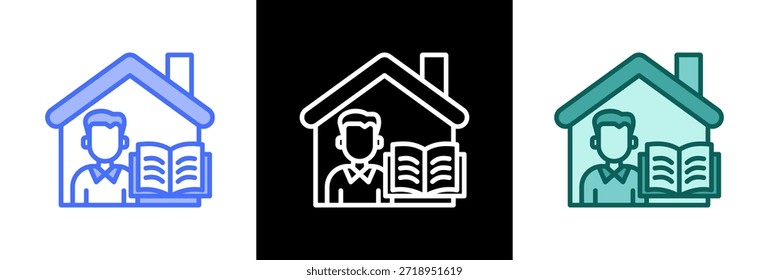 Icono de responsabilidad de tarea triple Ilustración vectorial