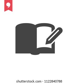 Homework vector icon