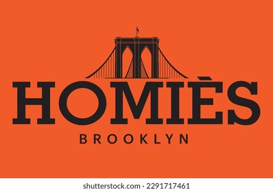 Homies Brooklyn NYC Logo Symbol Vector Artwork