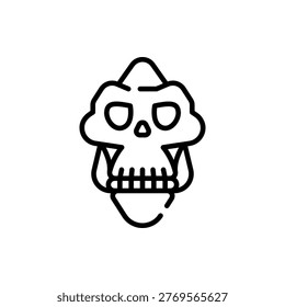 Hominid Evolution Human Prehistoric Ancestor Primate Biology Icon