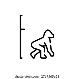 Hominid Human Ancestor Evolution Prehistoric Biology Species Icon