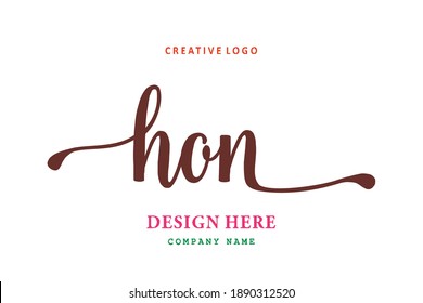HON lettering logo is simple, easy to understand and authoritative