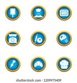 Honcho icons set. Flat set of 9 honcho vector icons for web isolated on white background