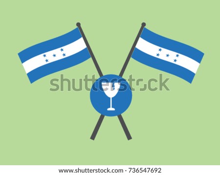 Honduras Emblem Fragile