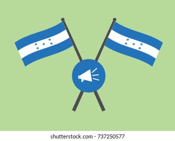 Honduras Emblem Freedom Speech