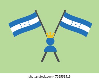 Honduras Emblem Kingdom King
