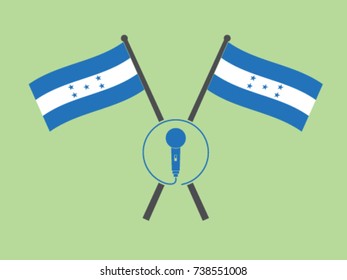 Honduras Emblem Vocal Singer