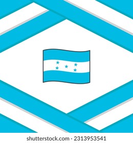 Plantilla de diseño de fondo de resumen de marca de Honduras. Cartel del Día de la Independencia de Honduras en medios sociales. Plantilla de Honduras