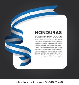 Honduras flag background