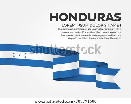 Honduras flag background