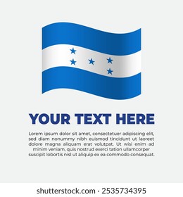 Modelo de Plano de Fundo de Bandeira de Honduras