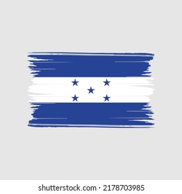 Honduras Flag Brush. National Flag