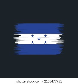Cepillo de la bandera de Honduras. Bandera nacional