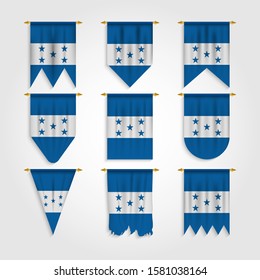 Honduras Flag in Different shapes, Flag of Honduras in Various Shapes