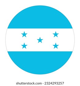 Honduras flag shape. Flag of Honduras