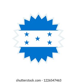 Honduras flag. Honduras star flag.