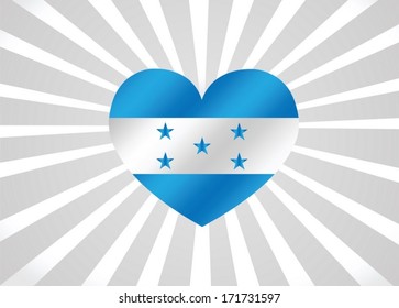 Honduras  flag themes idea design