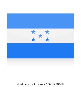 Honduras Flag Vector Icon - Illustration