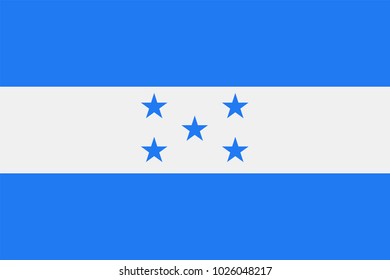 Honduras Flag Vector Icon - Illustration