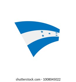 Honduras flag, vector illustration