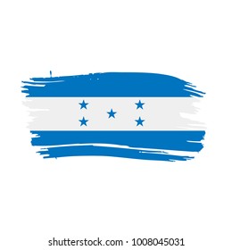 Honduras flag, vector illustration