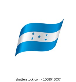 Honduras flag, vector illustration