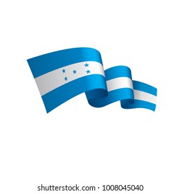 Honduras flag, vector illustration