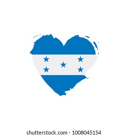 Honduras flag, vector illustration