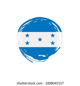 Honduras flag, vector illustration