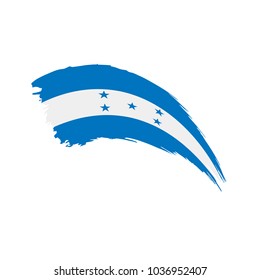 Honduras flag, vector illustration