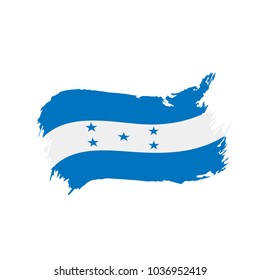 Honduras flag, vector illustration