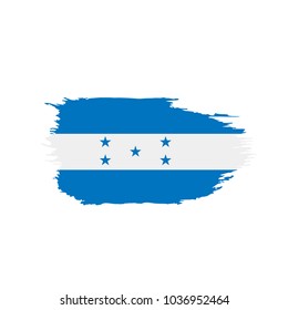 Honduras flag, vector illustration