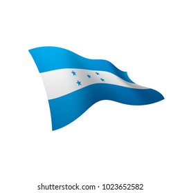 Honduras flag, vector illustration on a white background