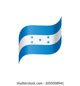 Honduras flag, vector illustration on a white background