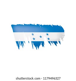 Honduras flag, vector illustration on a white background