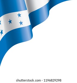 Honduras flag, vector illustration on a white background
