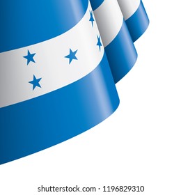Honduras flag, vector illustration on a white background