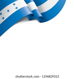 Honduras flag, vector illustration on a white background