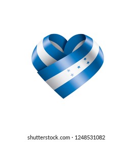 Honduras flag, vector illustration on a white background