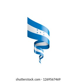 Honduras flag, vector illustration on a white background