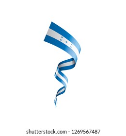 Honduras flag, vector illustration on a white background